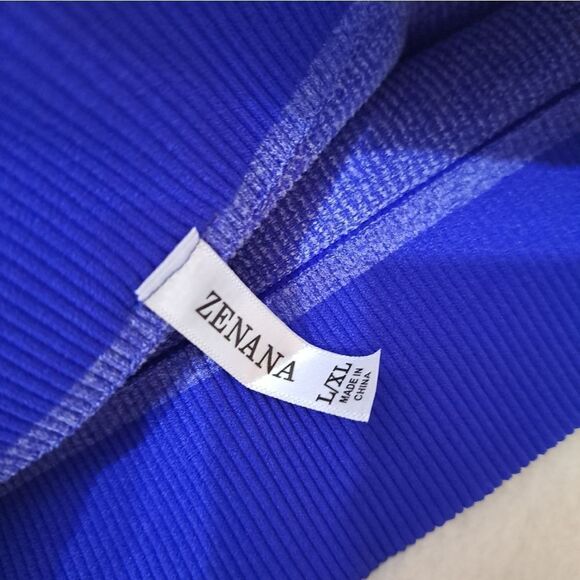 New Zenana Ribbed Shorts - Picture 4 of 4
